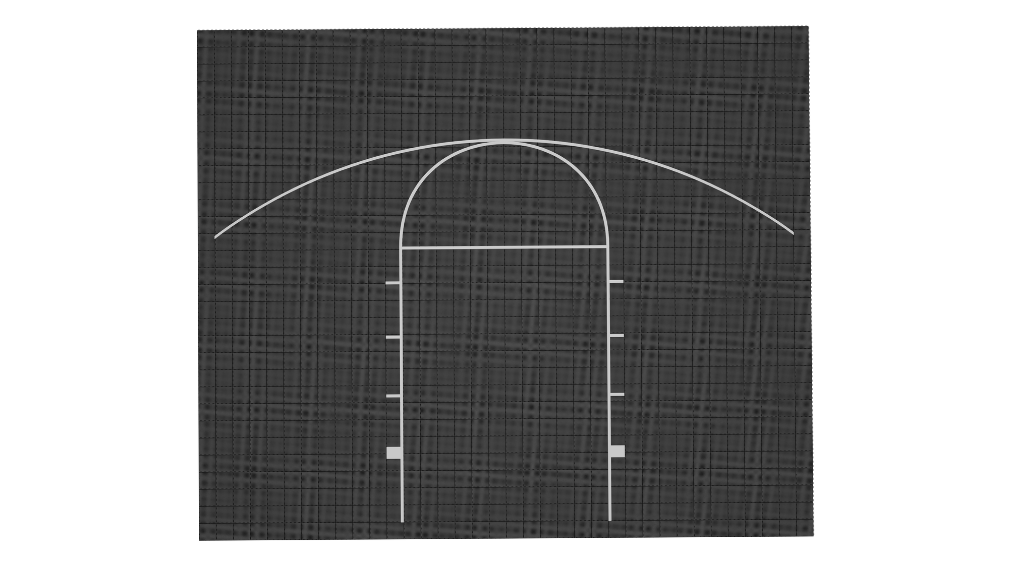Kit de terrain de basketball - CourtX par SynX