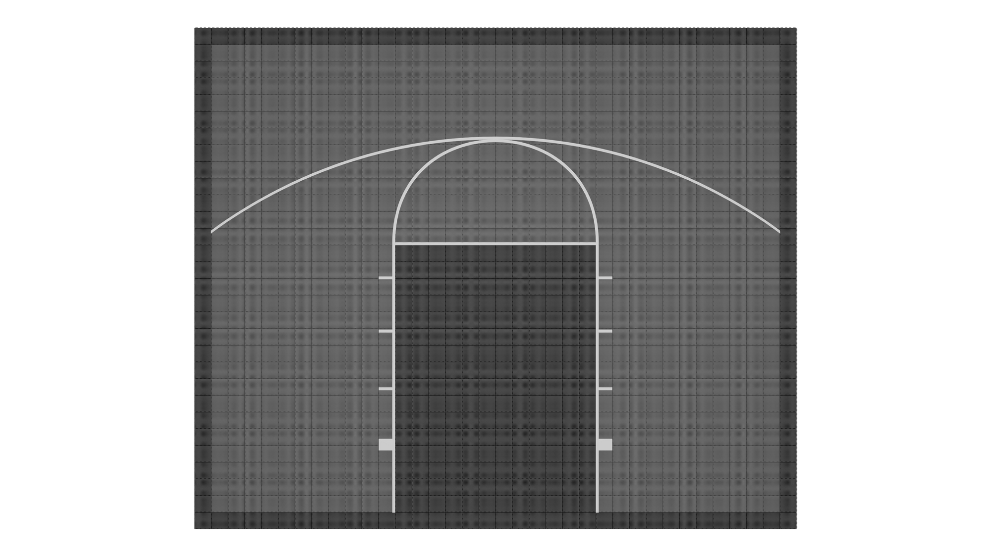 Kit de terrain de basketball - CourtX par SynX