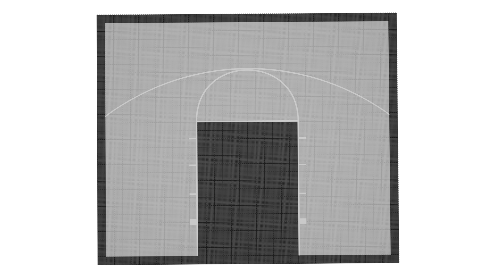 Kit de terrain de basketball - CourtX par SynX