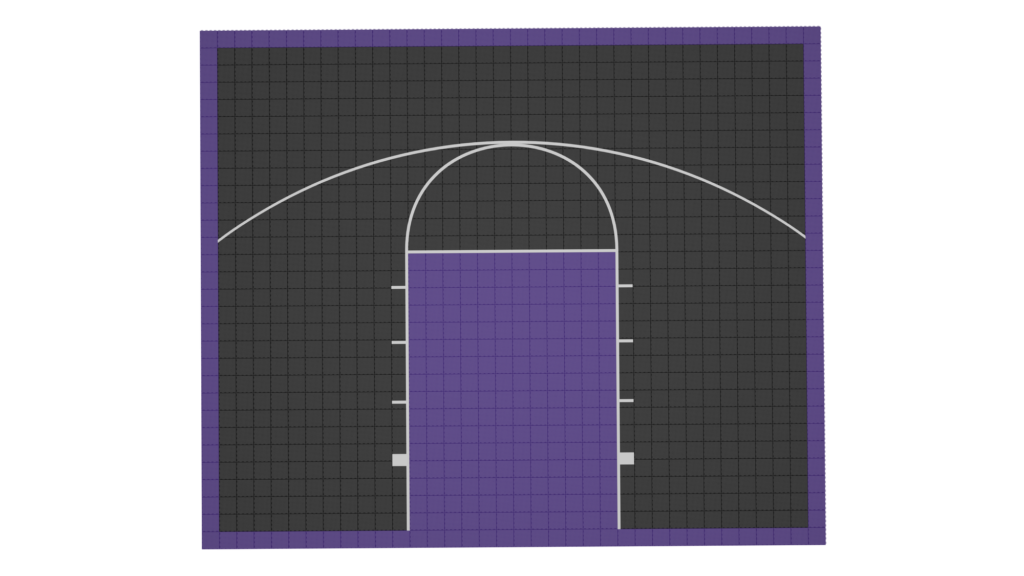 Kit de terrain de basketball - CourtX par SynX