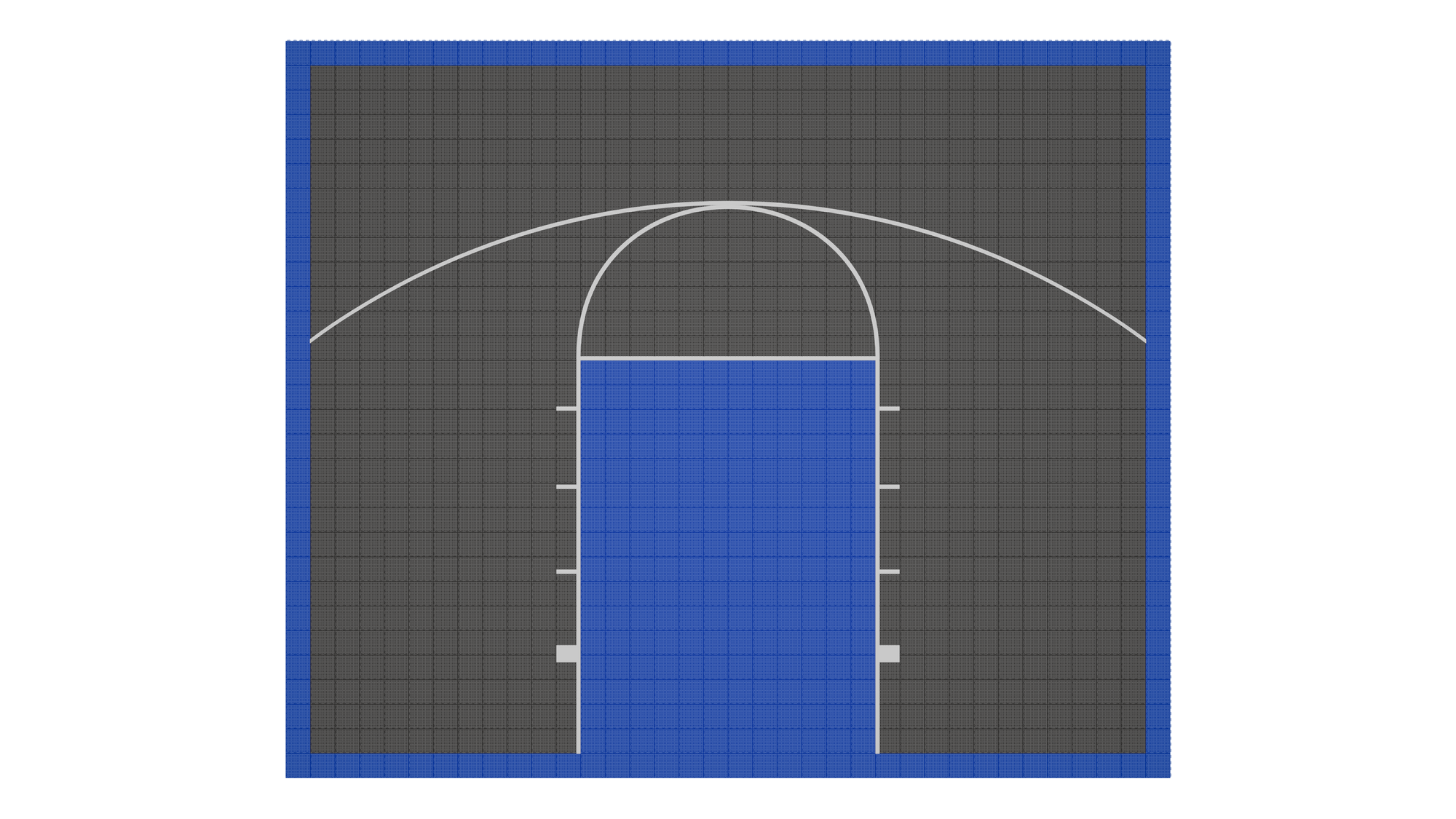 Kit de terrain de basketball - CourtX par SynX