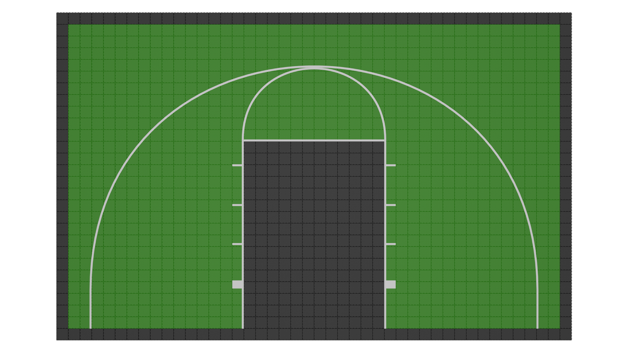 Kit de terrain de basketball - CourtX par SynX