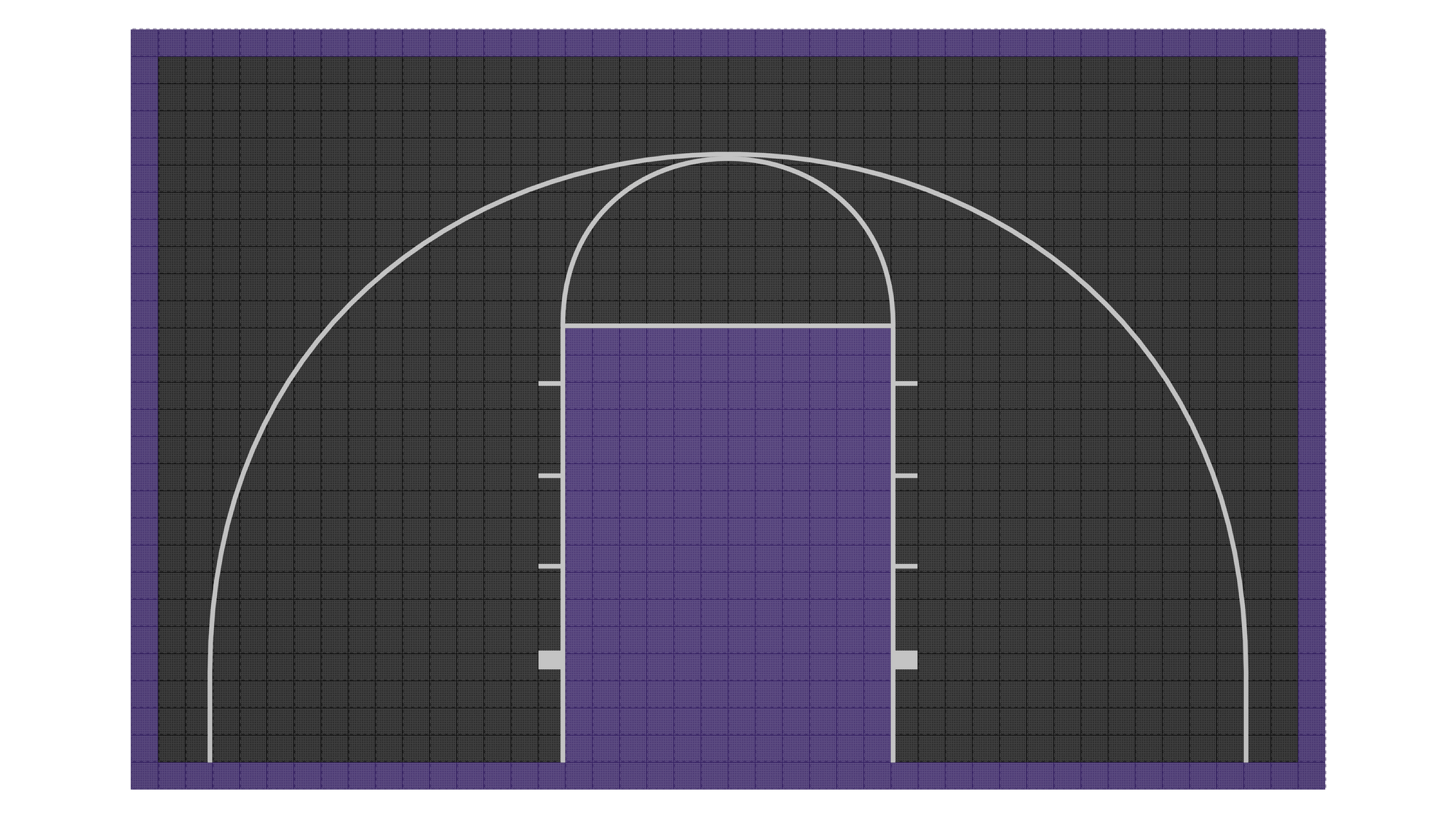 Kit de terrain de basketball - CourtX par SynX