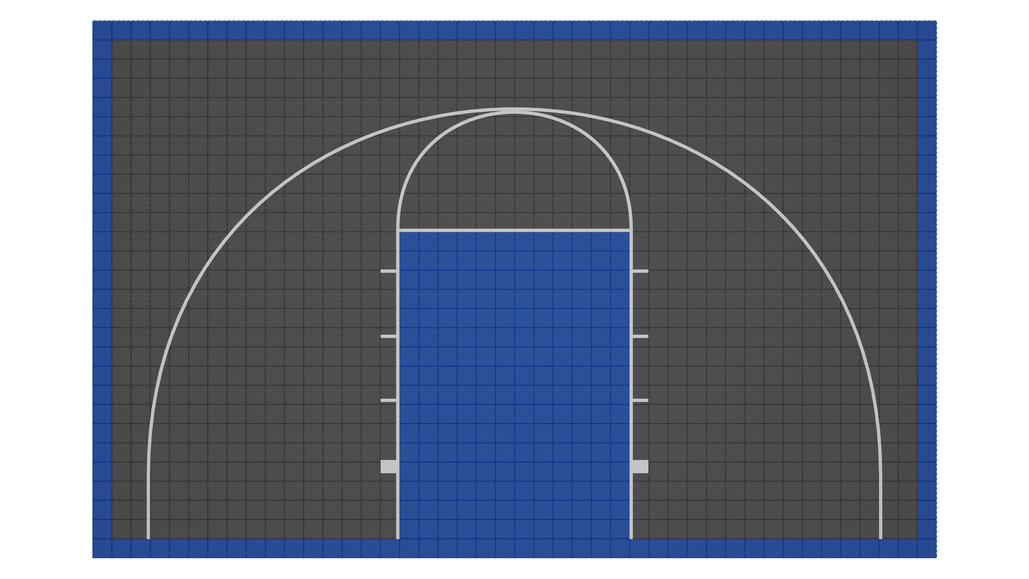 Kit de terrain de basketball - CourtX par SynX