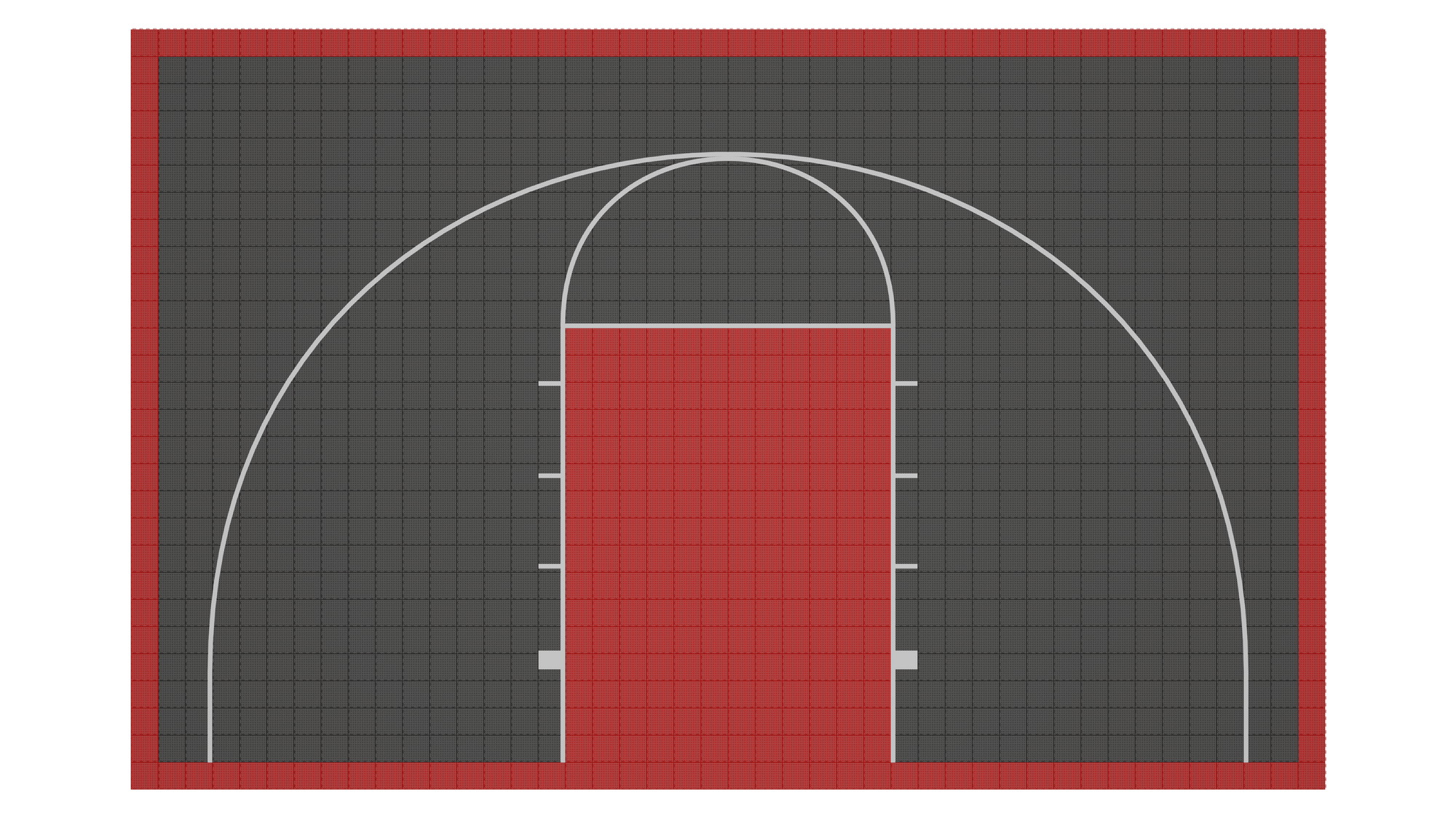 Kit de terrain de basketball - CourtX par SynX