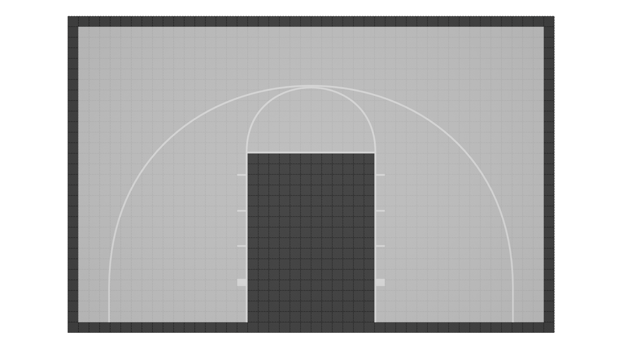 Kit de terrain de basketball - CourtX par SynX