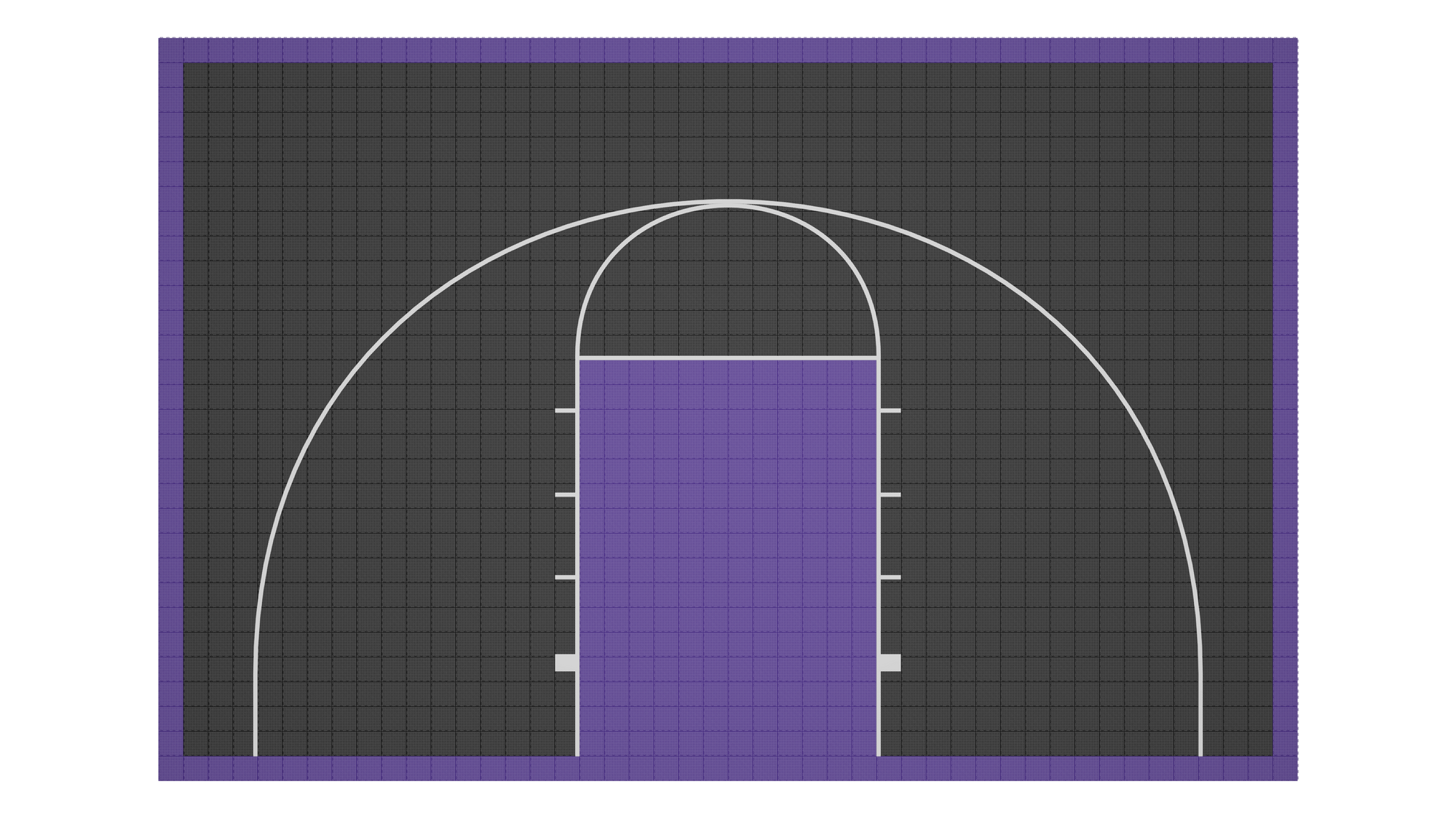 Kit de terrain de basketball - CourtX par SynX
