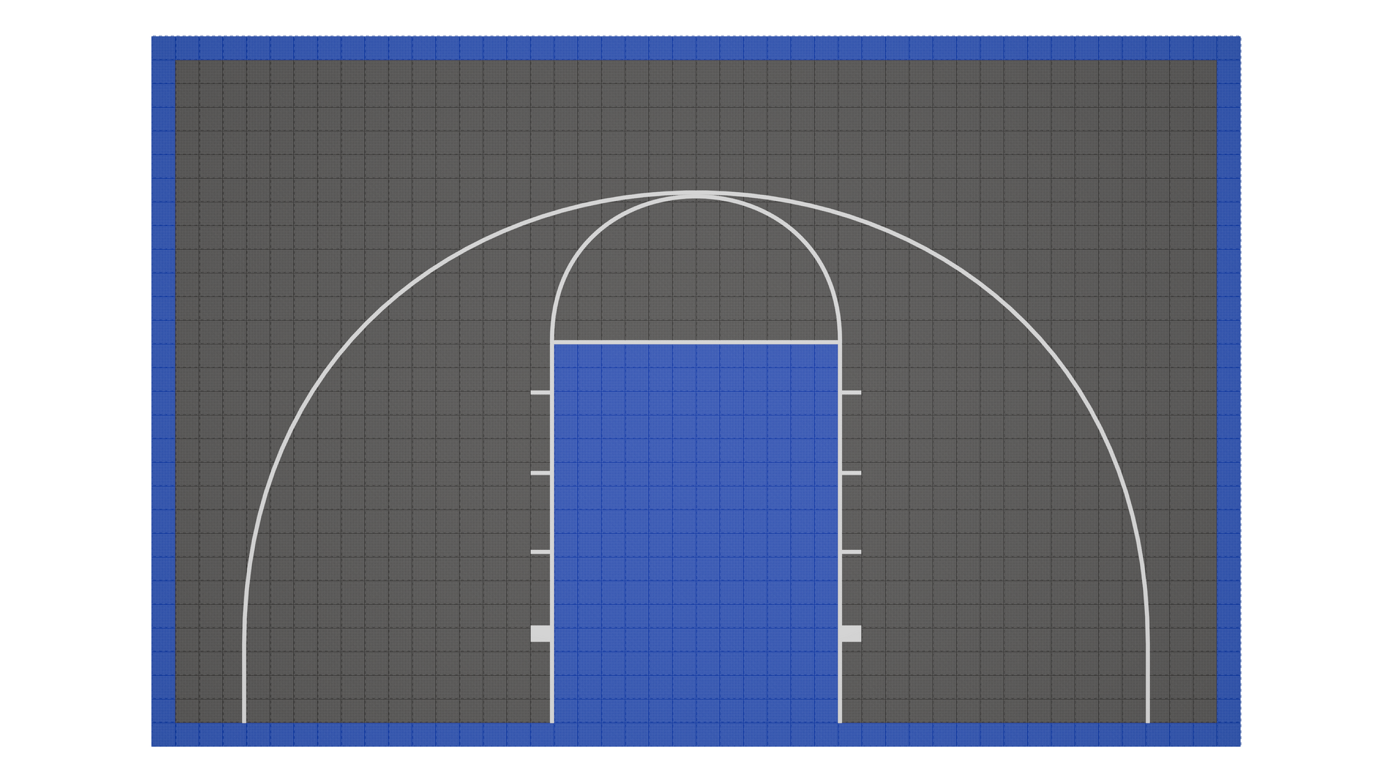Kit de terrain de basketball - CourtX par SynX