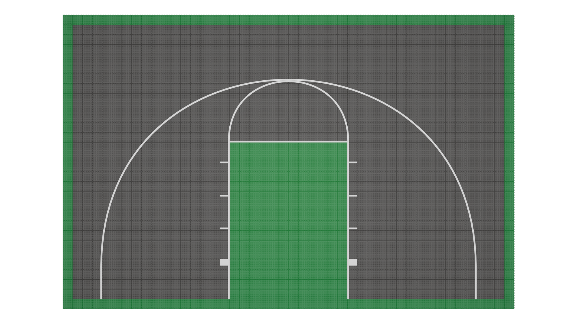 Kit de terrain de basketball - CourtX par SynX