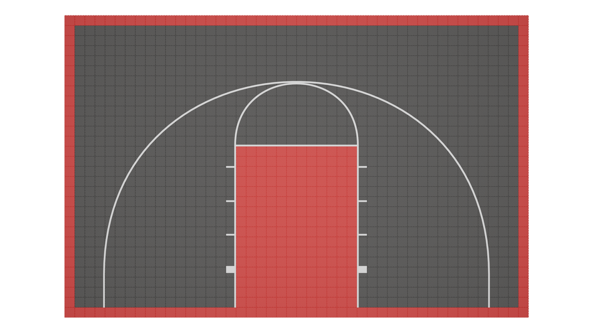 Kit de terrain de basketball - CourtX par SynX