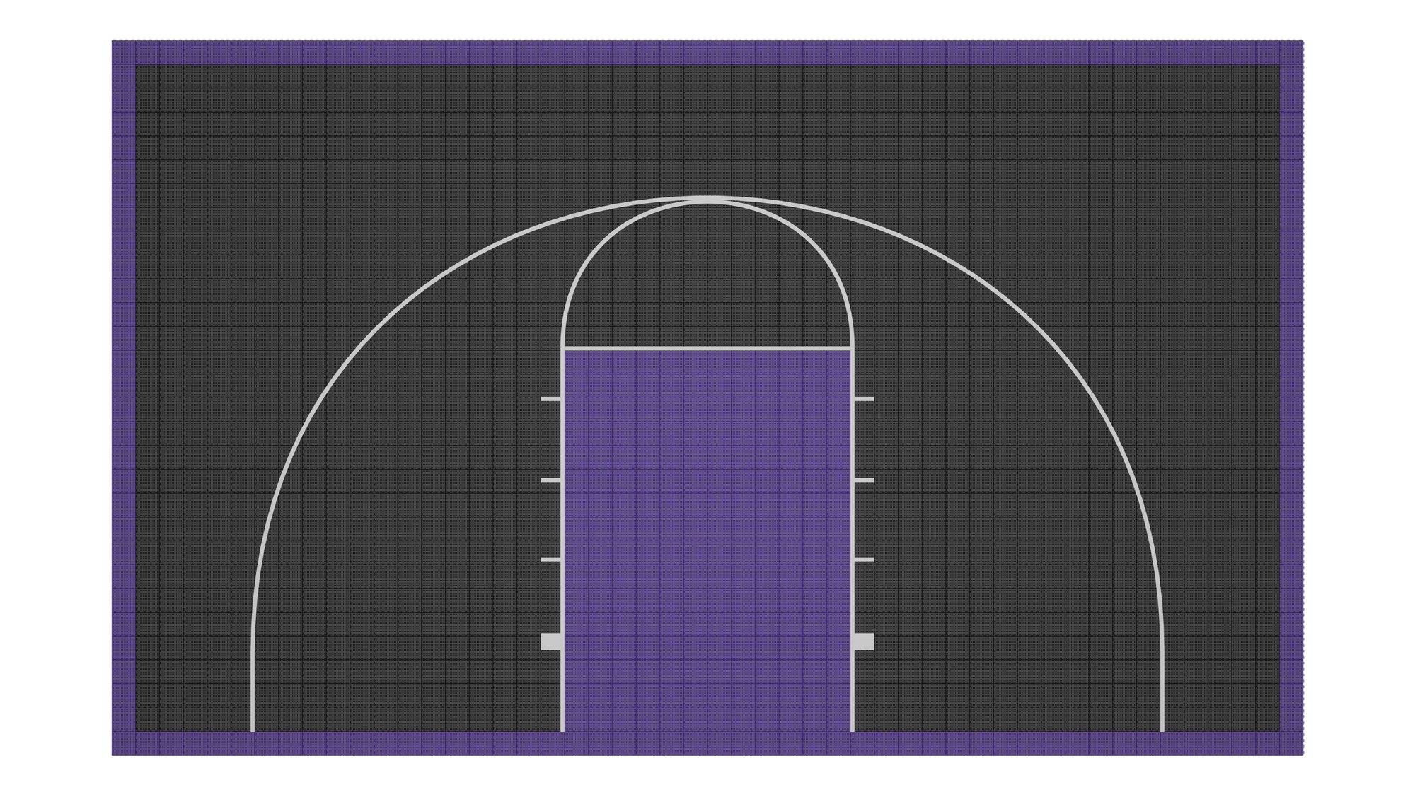 Kit de terrain de basketball - CourtX par SynX