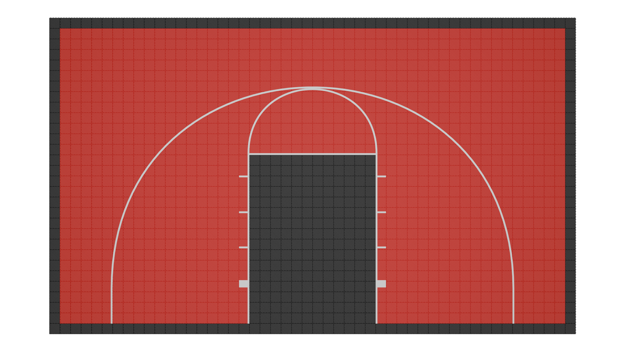Kit de terrain de basketball - CourtX par SynX
