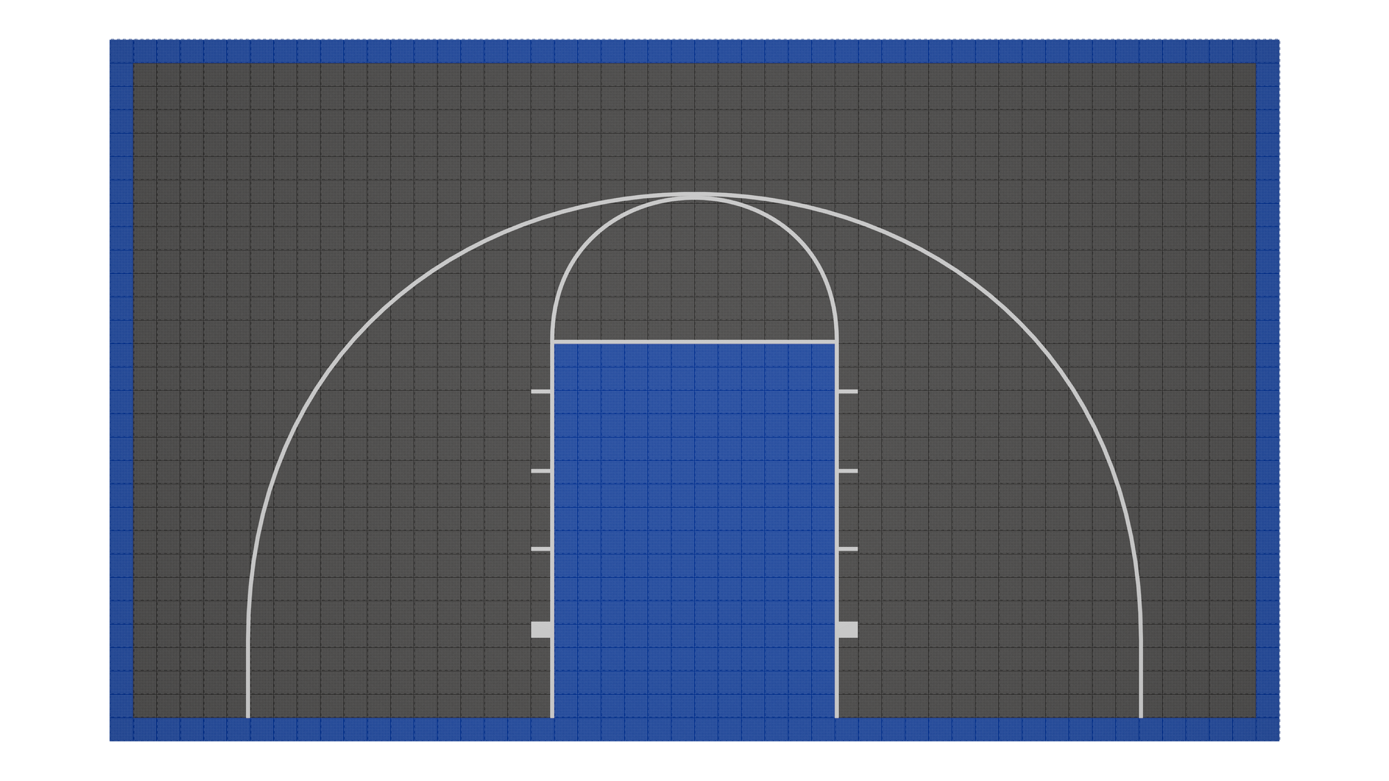 Kit de terrain de basketball - CourtX par SynX