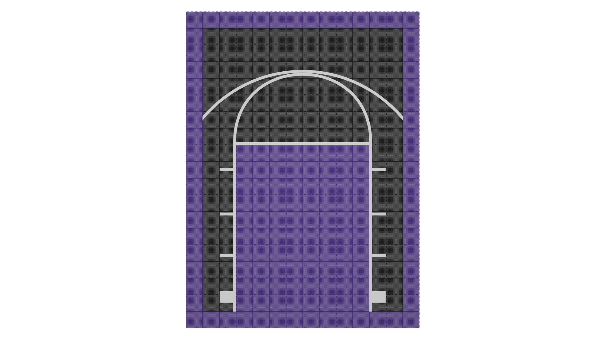 Kit de terrain de basketball - CourtX par SynX