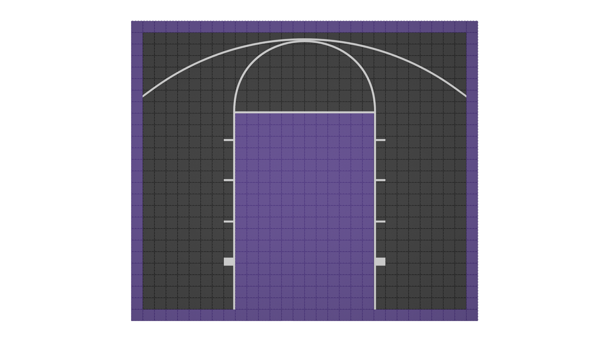 Kit de terrain de basketball - CourtX par SynX