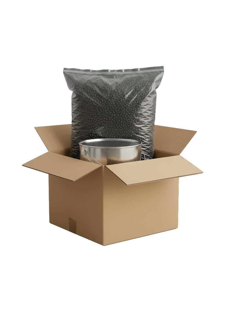 Black color option for the Poured Rubber Canada DIY kit