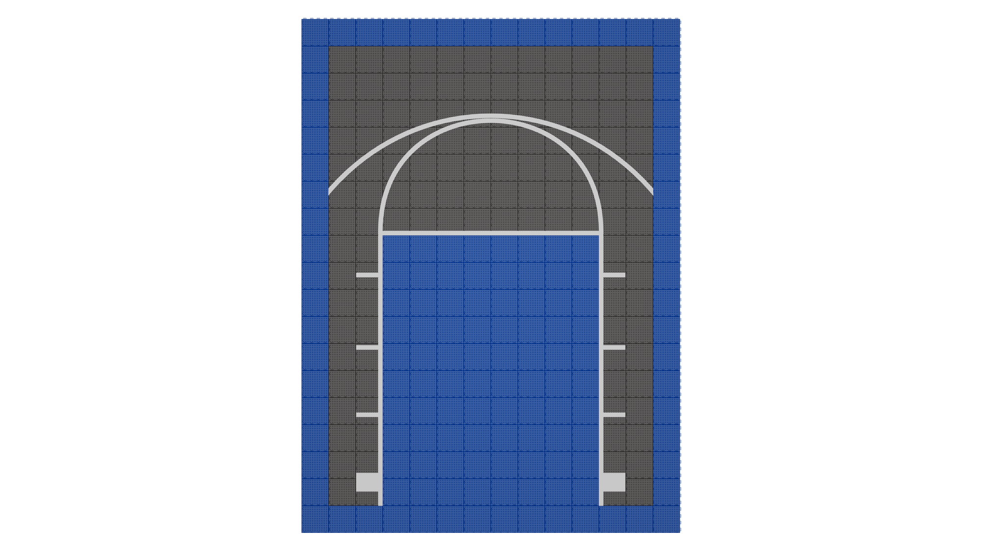 Kit de terrain de basketball - CourtX par SynX