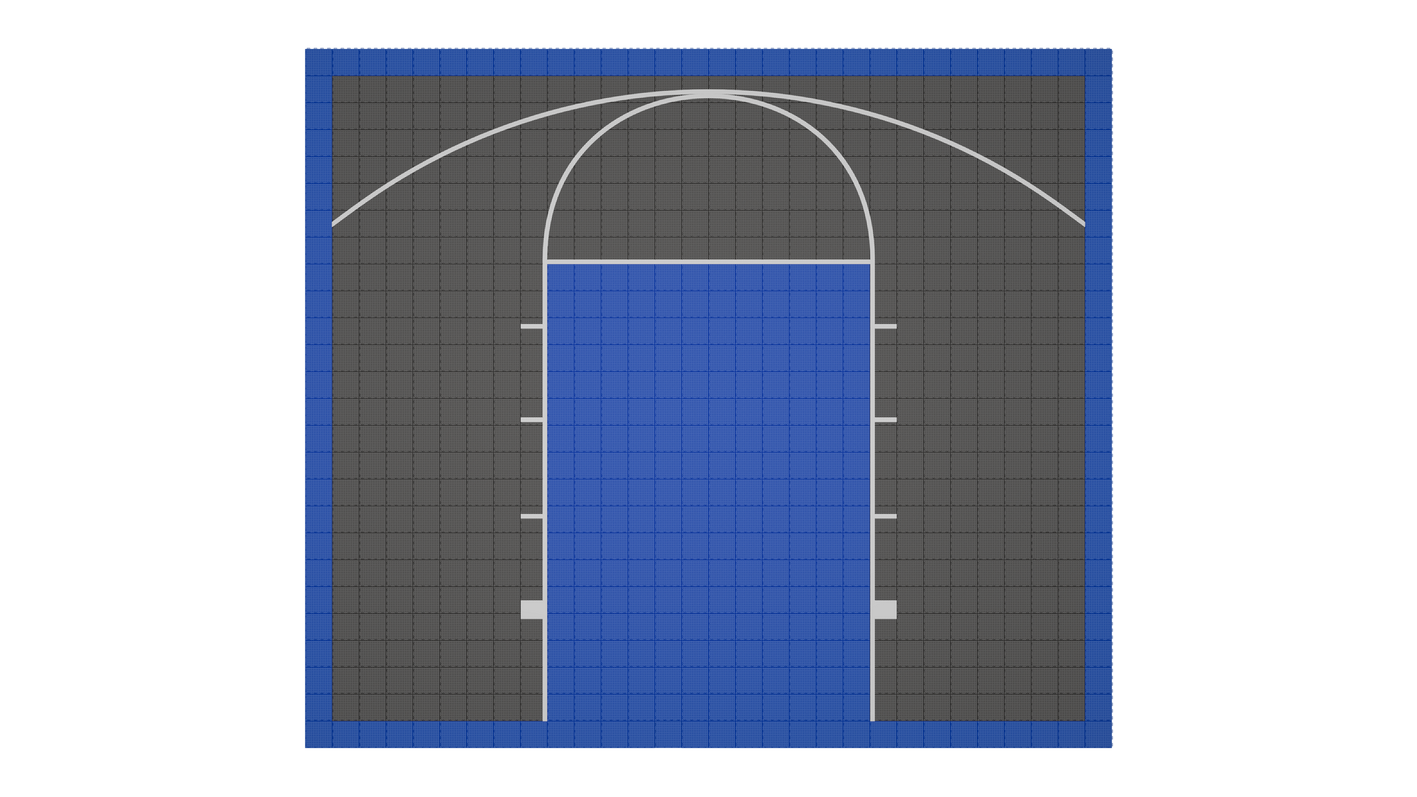Kit de terrain de basketball - CourtX par SynX