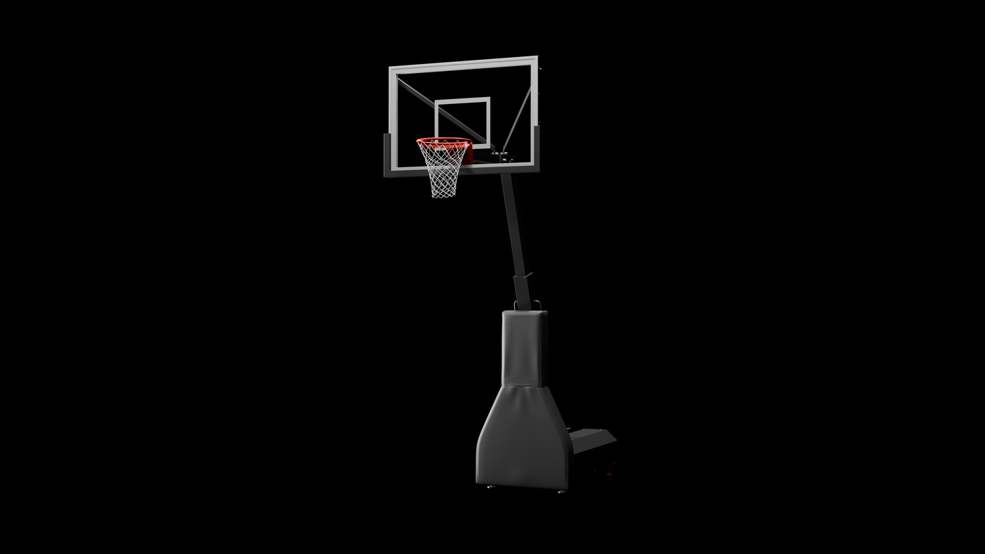Game 200 Portable Basketball Hoop | 60×36 Glass Backboard | HoopX | Canada