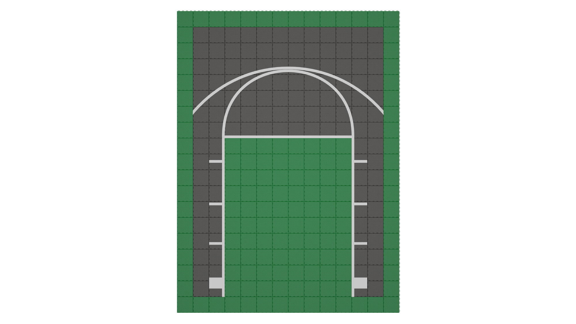 Kit de terrain de basketball - CourtX par SynX