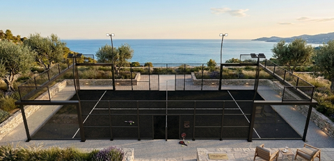 Jet Black Padel Court