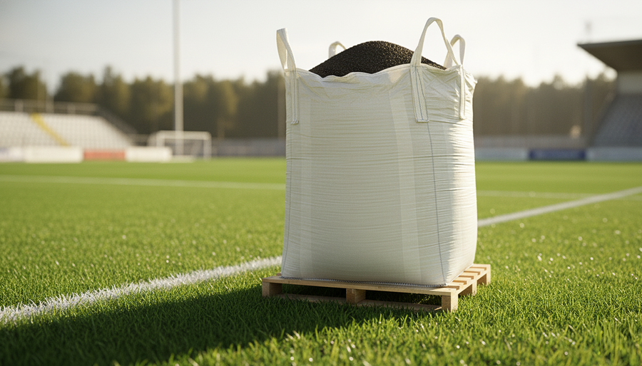 2000lb bulk bag of premium Artificial Turf Infill Canada