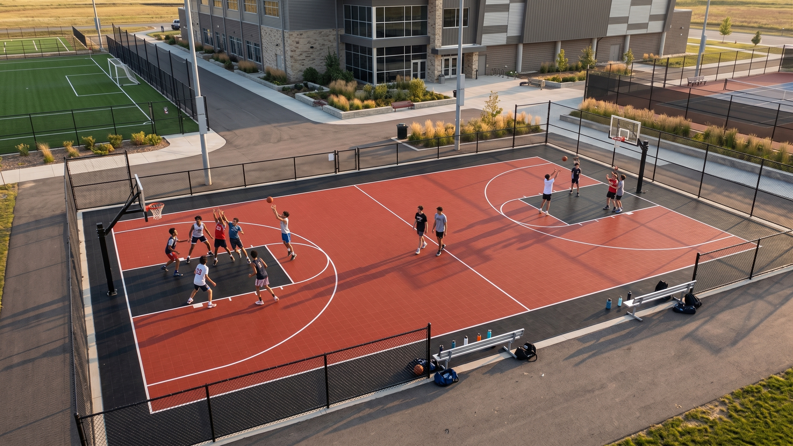 Backyard Basketball Court Kits & Flooring Canada
