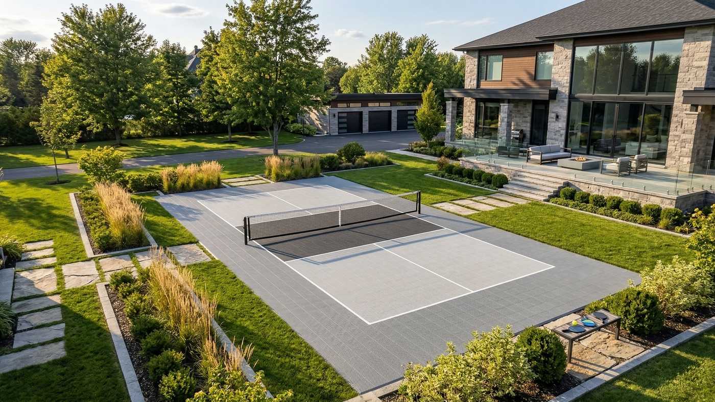Pickleball Game Court