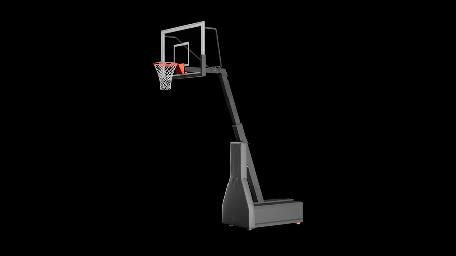 Game 100 Portable Basketball Hoop | 54×32 Glass Backboard | HoopX | Canada
