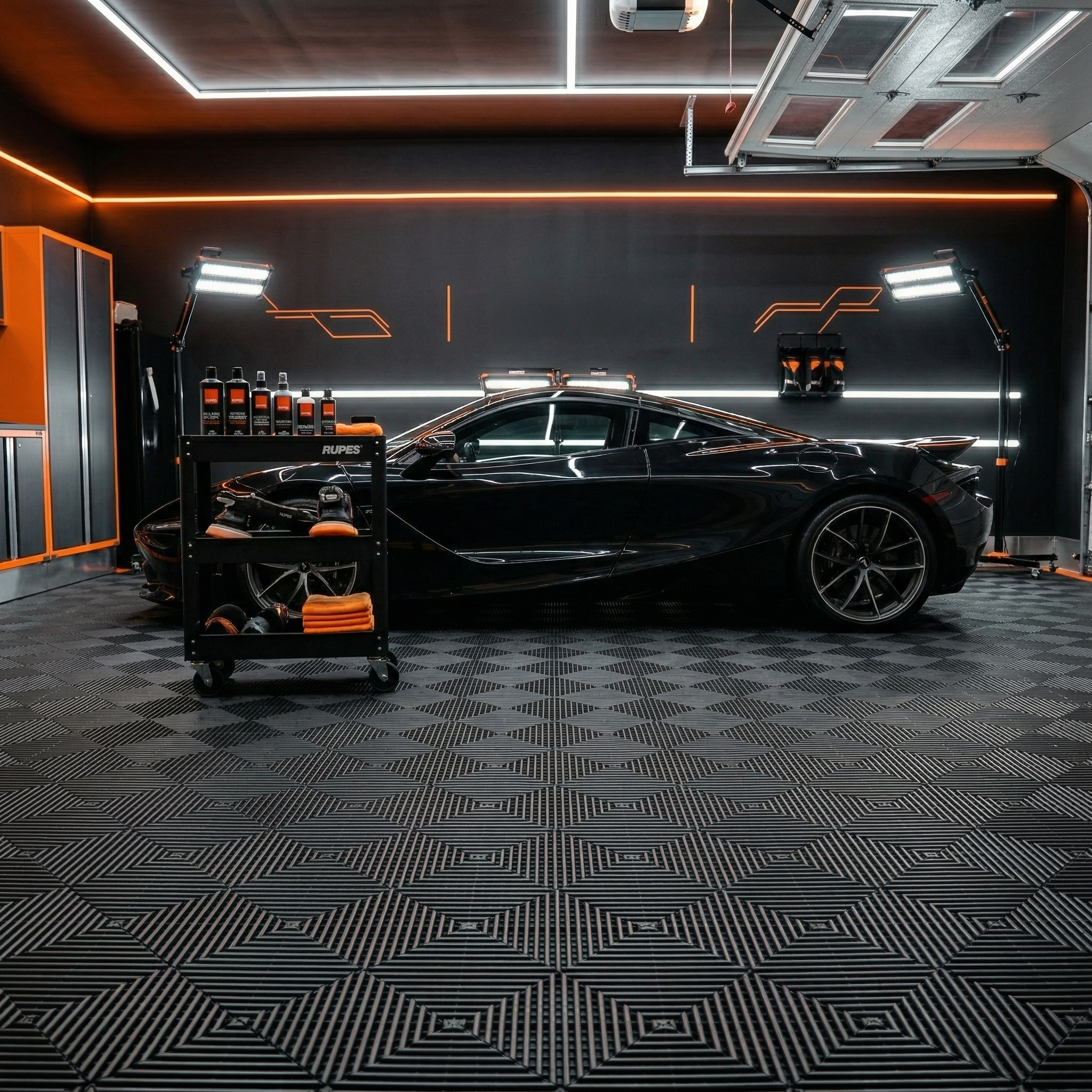 CarTrax™ Premium Garage Floor Tiles