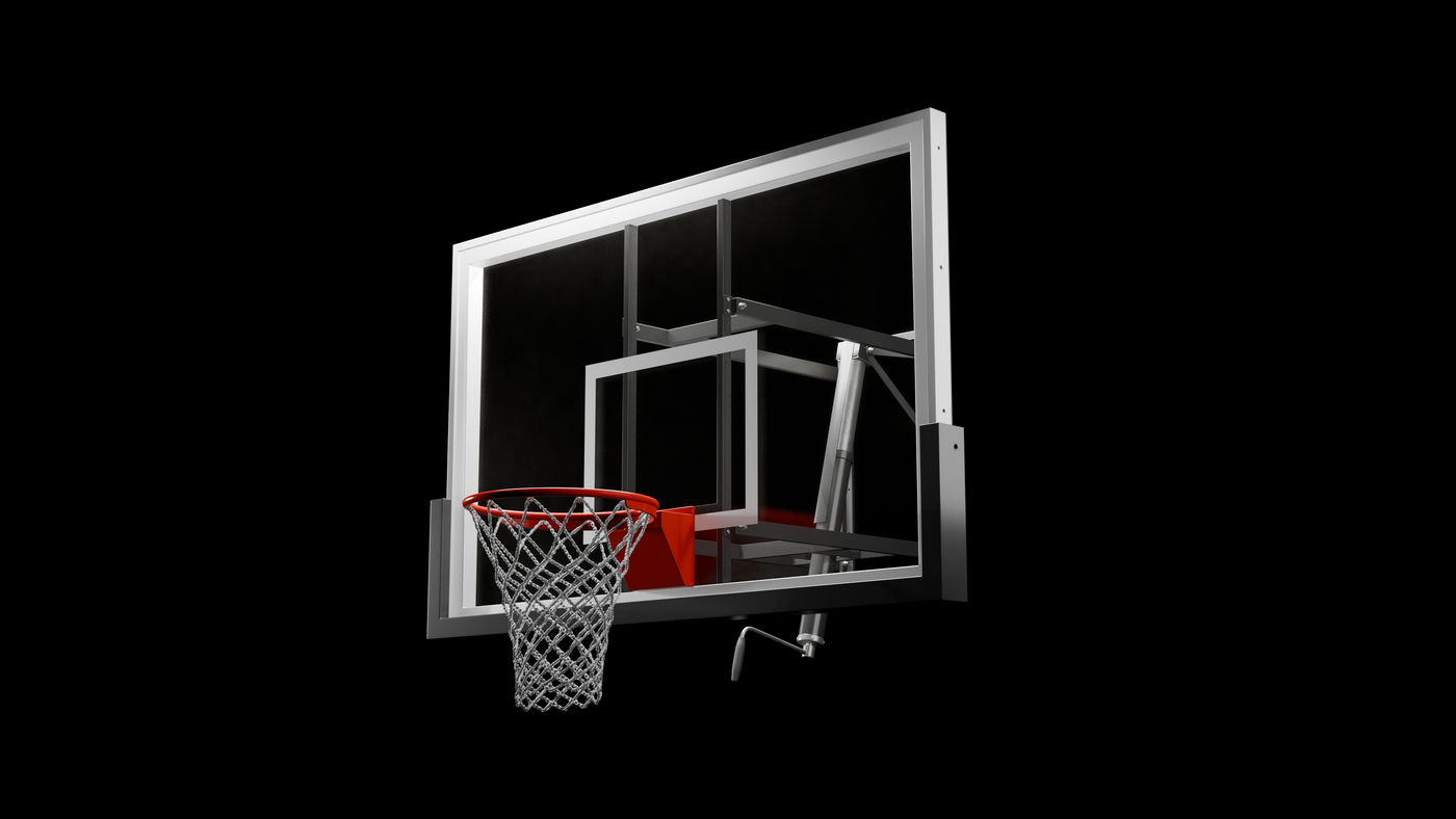 Mural X5 Wall-Mounted Basketball Hoop | 60×36 Glass (12mm) | HoopX | Canada