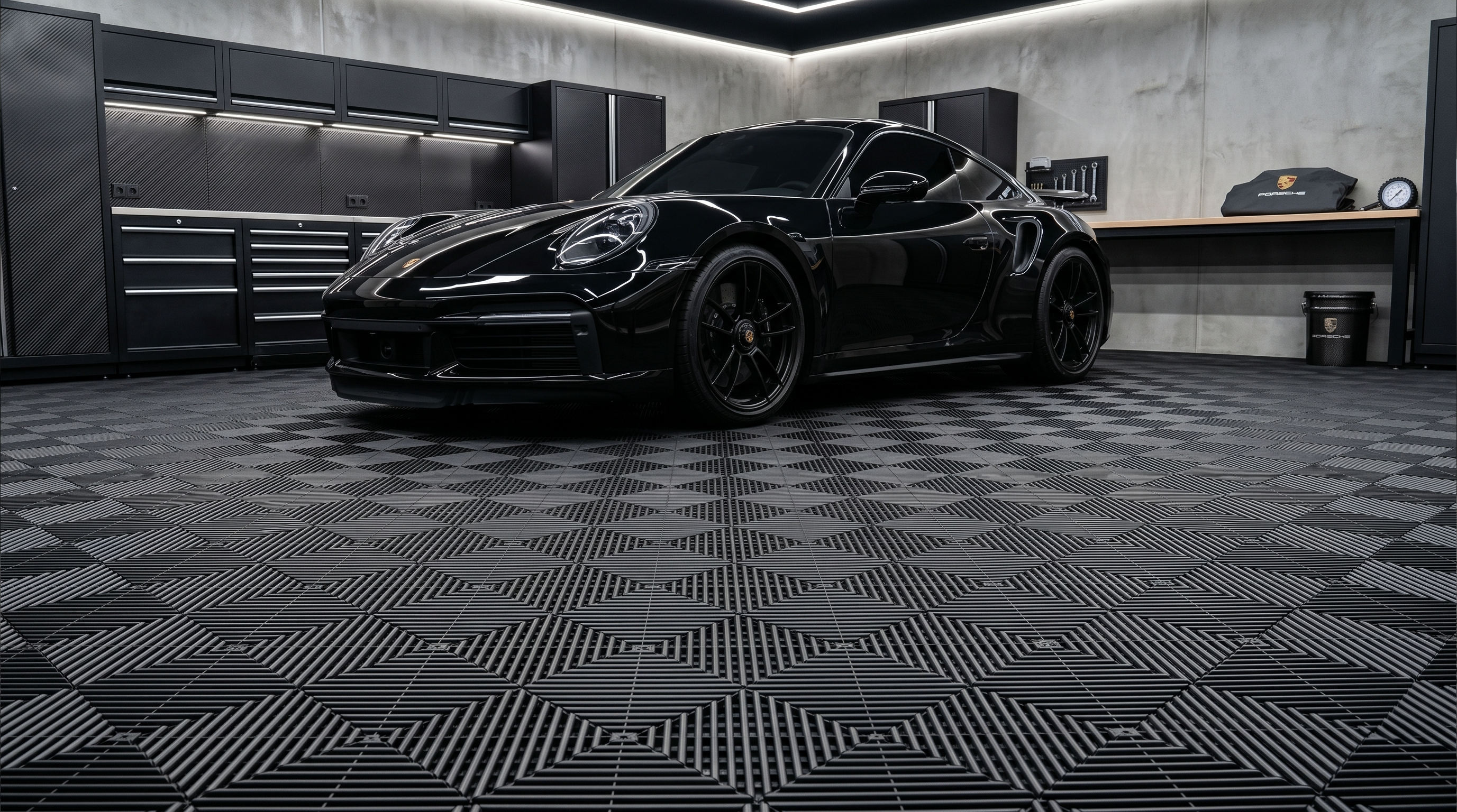 Interlocking Garage Floor Tiles in Canada
