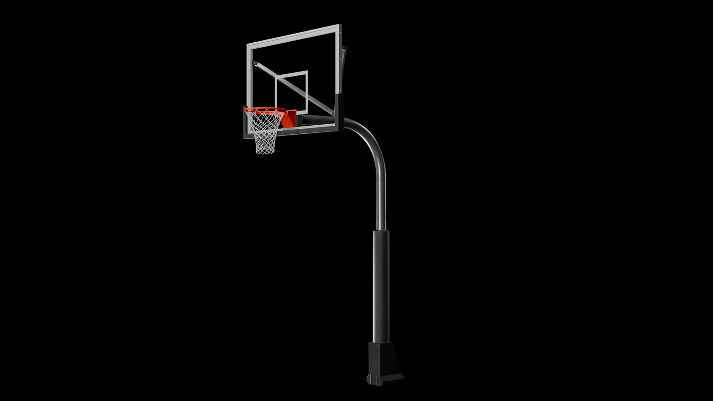 Street Hoop In-Ground Basketball Hoop | 36×48 Glass Backboard | HoopX | Canada